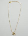 CHRISTIAN DIOR CD Logo Necklace