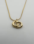 CHRISTIAN DIOR CD Logo Necklace