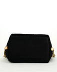 CHANEL Velvet Bucket Shoulder Bag