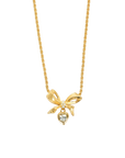 CHRISTIAN DIOR Ribbon Pendant Necklace
