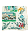 HERMES Silk Carré 45 Chantilly Scarf