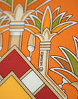 HERMES Silk Carré 90 Tresors du nil Scarf