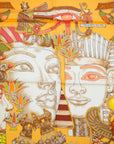 HERMES Silk Carré 90 Tresors du nil Scarf