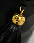 CHANEL 1997-1999 Fringe Bucket Lambskin Shoulder Bag