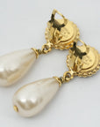 CHANEL 1993 Clover Pearl Earring