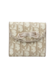 CHRISTIAN DIOR Bifold Wallet PVC Leather Trotter 02-LU-0065