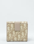 CHRISTIAN DIOR Bifold Wallet PVC Leather Trotter 02-LU-0065