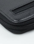 CHANEL 2003-2004 Caviar Skin Long Wallet