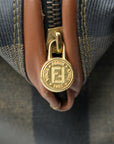 FENDI Pebbled Pattern Handbag