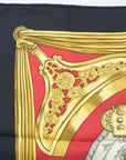 HERMES Carre 90 Black Scarf