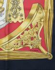 HERMES Carre 90 Black Scarf