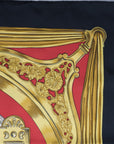 HERMES Carre 90 Black Scarf