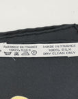 HERMES Carre 90 Black Scarf
