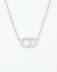 CHRISTIAN DIOR CD Logo Necklace