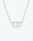 CHRISTIAN DIOR CD Logo Necklace
