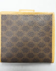 CELINE Macadam PVC Leather Brown with Gold Hardware Wallet