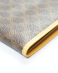 CELINE Macadam PVC Leather Brown with Gold Hardware Wallet