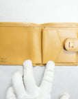CELINE Macadam PVC Leather Brown with Gold Hardware Wallet