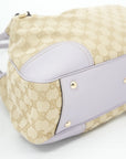 GUCCI GG Canvas 163805 Gold Hardware Tote Bag/Shoulder Bag
