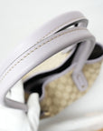 GUCCI GG Canvas 163805 Gold Hardware Tote Bag/Shoulder Bag