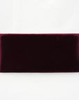 CHANEL 1996-1997 W Face Velour Mini Velour Bordeaux Gold Handbag
