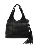 CHANEL Choco Bar Fringe Tote Bag/Shoulder Bag