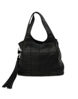 CHANEL Choco Bar Fringe Tote Bag/Shoulder Bag