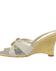 CHANEL Coco Mark Marine Mules Sandals