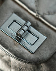 CHANEL 2006–2008 2.55 Matelassé Chain Shoulder Bag