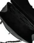 CHANEL 2002–2003 Chain Caviar Leather Shoulder Bag