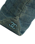 CHANEL 2000–2002 Coco Mark Denim Handbag