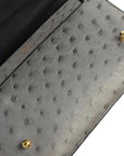HERMES Ostrich Piano Handbag