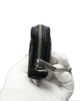 CHANEL Nylon Coin Case with Key Ring