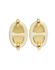 HERMES Mini Maillon Chain Link Earrings