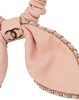 CHANEL Leather Hair Scrunchie