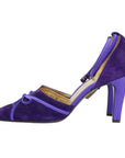 YVES SAINT LAURENT Pumps with Blue Ribbon