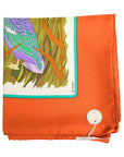 HERMES Carre 90 “Cols Verts” Mallard Scarf