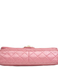 CHANEL 2010–2011 Crystal Logo Matelassé Chain Lambskin Shoulder Bag
