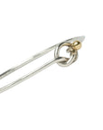 TIFFANY & CO. SV925 K18YG Love Knot Bangle