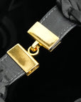 SALVATORE FERRAGAMO Vara Fabric Backpack/Shoulder Bag