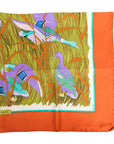 HERMES Carre 90 “Cols Verts” Mallard Scarf
