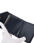 CARTIER Kiss Lock Tri-Fold Wallet