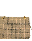 CHANEL 1994–1996 Chain Tweed Shoulder Bag