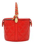 CHANEL Matelassé Lambskin Vanity Bag Handbag/Shoulder Bag