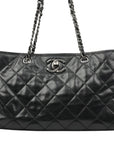 CHANEL 1991–1994 Matelassé Caviar Leather Shoulder Bag