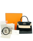 HERMES Crocodile Leather Kelly 25【JAPAN only Shipping】