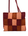 CHANEL 2000–2002 Patchwork Suede Tote Bag