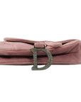 CHRISTIAN DIOR Velvet Saddlebag Handbag