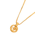 CHRISTIAN DIOR CD Logo Necklace