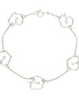 TIFFANY & CO. Ag925 5P Apple Bracelet